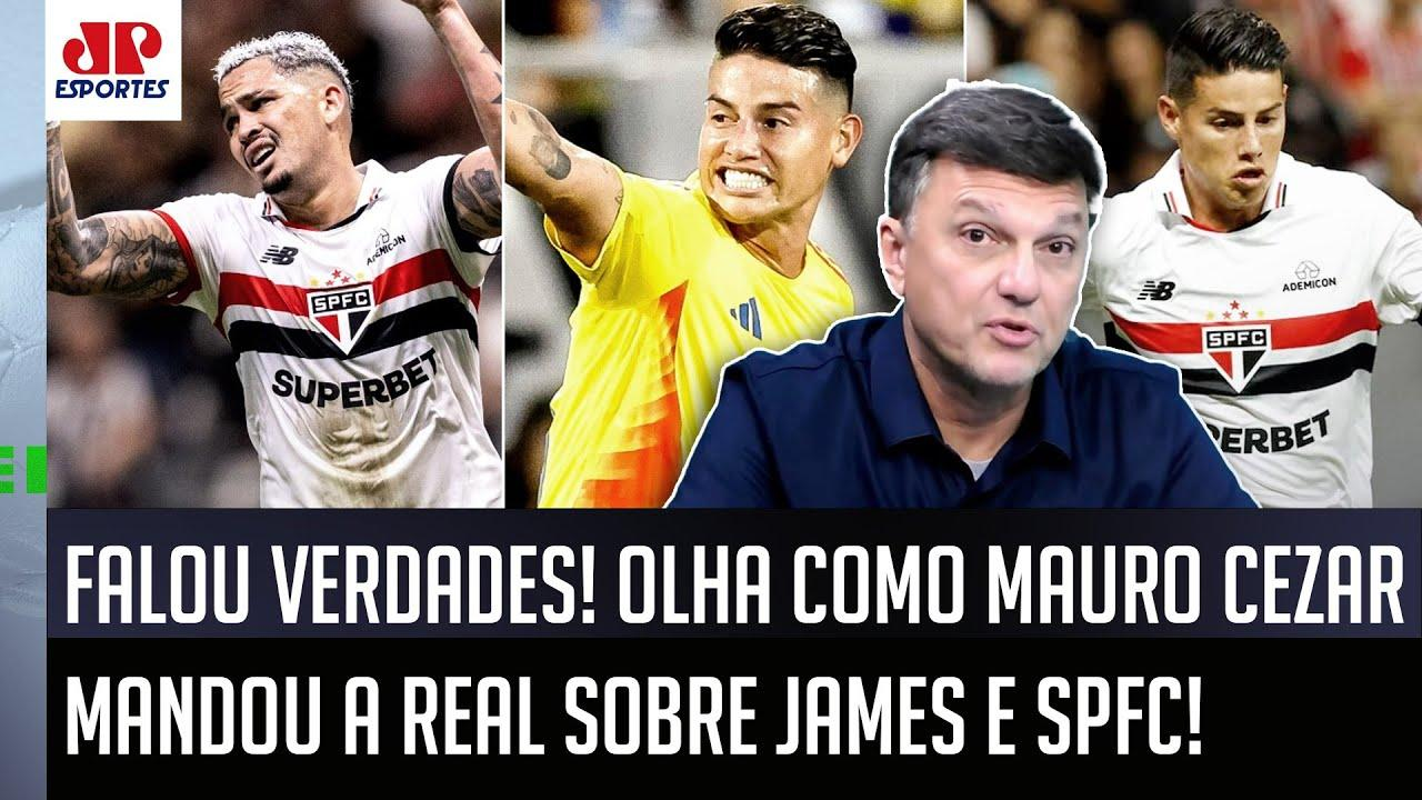 "QUAL É O PROBLEMA de o São Paulo GIRAR EM TORNO do James Rodríguez??? Gente..." Mauro Cezar OPINA!