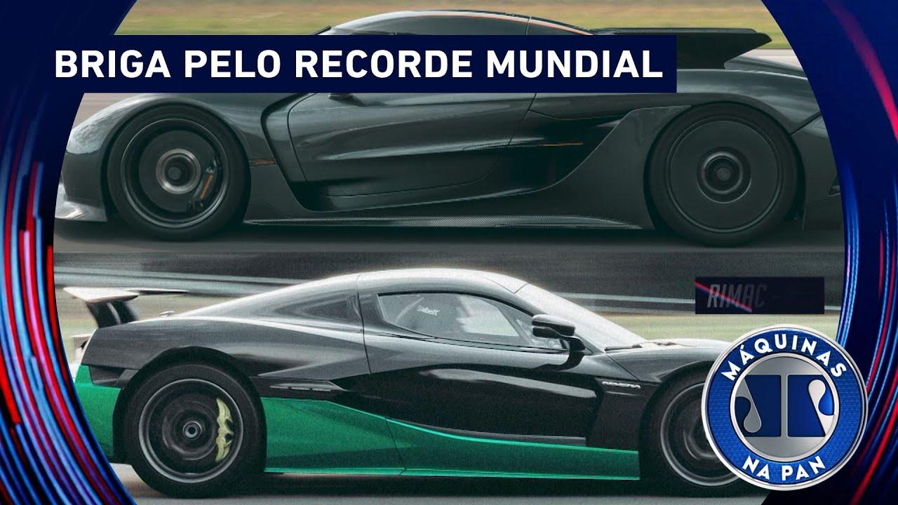 Titãs da velocidade: Rimac Nevera x Koenigsegg Jesko Absolut | MÁQUINAS NA PAN