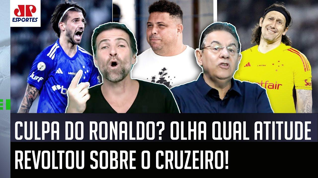 "POR%@! ISSO É UMA PALHAÇADA! É COISA DO RONALDO!" OLHA o que REVOLTOU sobre o Cruzeiro!