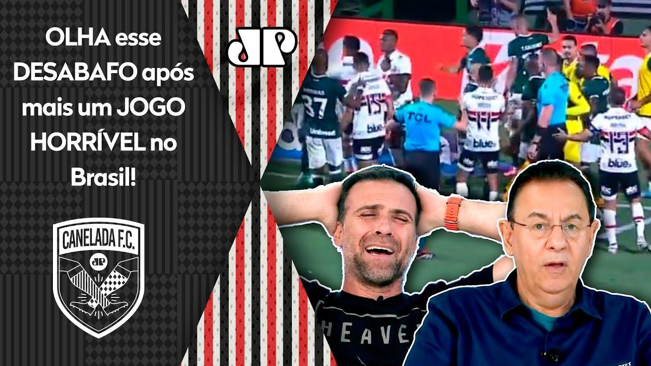 "MEU DEUS DO CÉU! O que o FUTEBOL BRASILEIRO tá VIRANDO???" São Paulo e Goiás FAZEM JOGO RIDÍCULO!