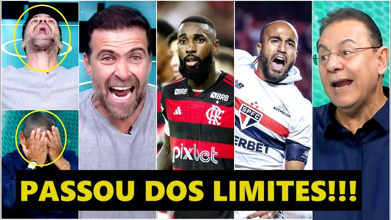 TRETA ÉPICA! "VOCÊS SÃO UNS ANIMAIS! O Flamengo e o São Paulo..." Pilhado SURTA com Vampeta e Flavio