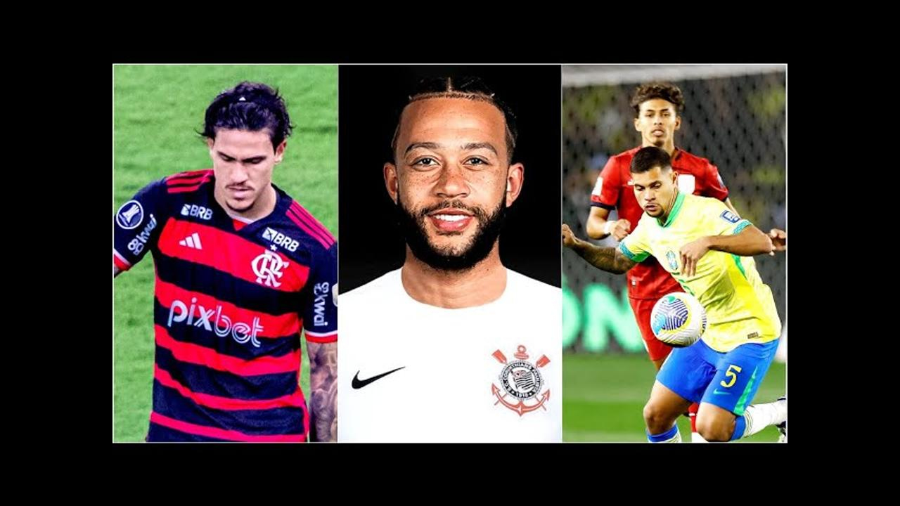 Depay CHEGA ao Corinthians NESTA SEMANA; Seleção JOGA MAL; Flamengo vai CONTRATAR? | CANELADA