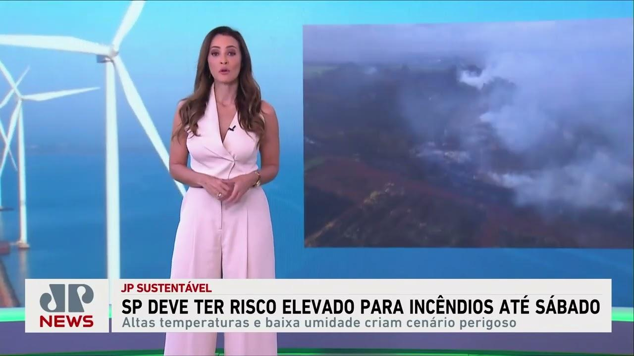 São Paulo tem risco elevado de incêndios até sábado (14); Patrícia Costa analisa