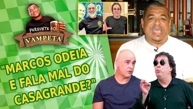 """São Marcos ODEIA o Casagrande e FALA MAL DELE pros ex-jogadores?"" PERGUNTE AO VAMPETA #141"