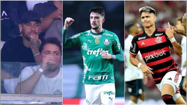 Palmeiras VENCE FÁCIL o Vasco; LÍDER Flamengo GANHA sob OLHARES de Neymar! | CANELADA