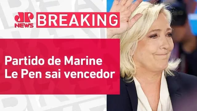 Direita vence primeiro turno de eleição legislativa na França | BREAKING NEWS