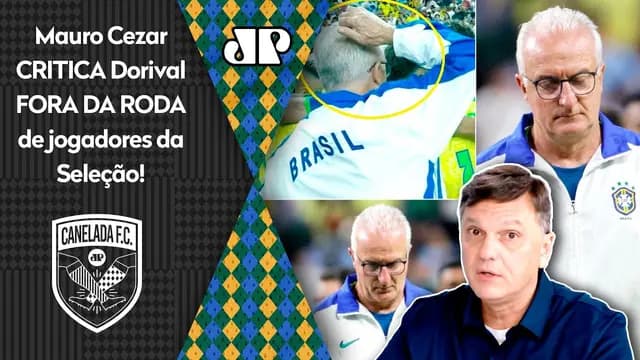 "NÃO DÁ! NÃO HÁ DESCULPA PRA ISSO!" Mauro Cezar CRITICA Dorival FORA DA RODA de jogadores na Seleção