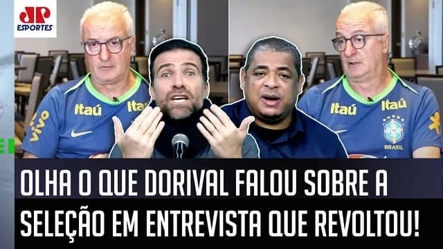 ABSURDO??? "PARECE LOUCURA, cara! ISSO que o Dorival FALOU..." OLHA o que REVOLTOU na Seleção!