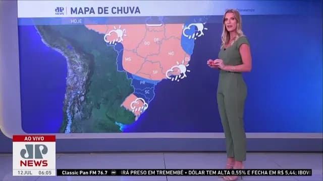 Frio intenso segue no Sul do Brasil nesta sexta (12) | Previsão do Tempo