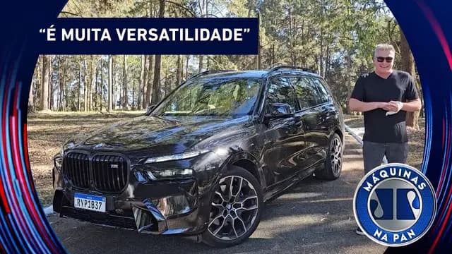 João Anacleto faz um test drive no BMW X7 M60i | MÁQUINAS NA PAN