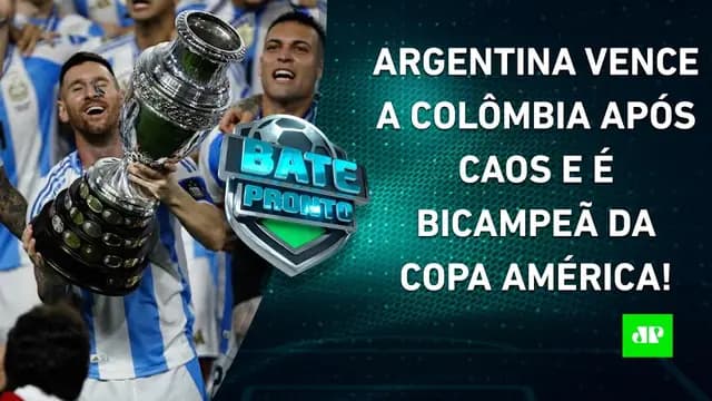 Argentina É CAMPEÃ da Copa América após FINAL CAÓTICA e VERGONHOSA nos EUA! | BATE-PRONTO