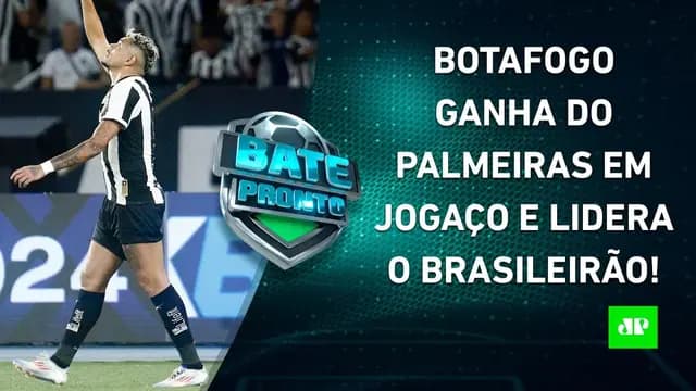 Palmeiras PERDE para o Botafogo, que é LÍDER ISOLADO; São Paulo GANHA e ENTRA NO G-4! | BATE-PRONTO
