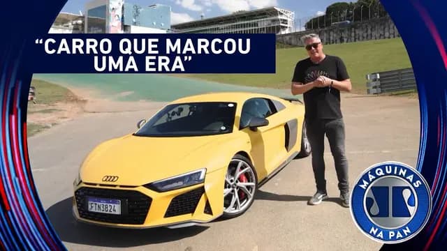 João Anacleto faz um test drive no Audi R8 V10 | MÁQUINAS NA PAN