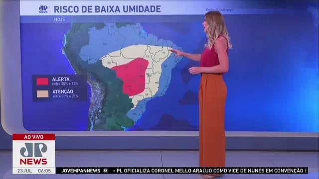 Grande parte do Brasil terá tempo seco nesta terça (23) | Previsão do Tempo
