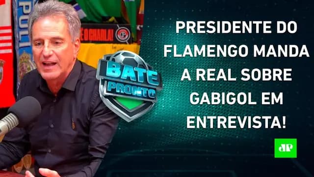 Landim É FRANCO sobre Gabigol em ENTREVISTA; Casares diz que James foi BOA CONTRATAÇÃO | BATE-PRONTO