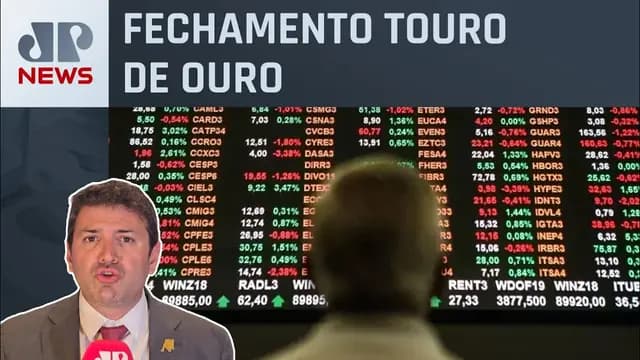Ibovespa cede 1% com commodities e fiscal | Fechamento Touro de Ouro