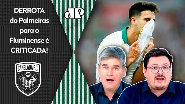 "EU ESTRANHEI MUITO ISSO, cara! Eu QUERO SABER A EXPLICAÇÃO para..." Palmeiras PERDE pro Fluminense!