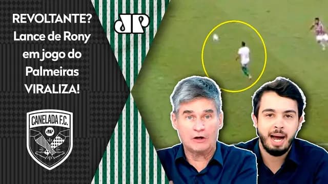 BISONHO??? OLHA o que Rony FEZ que REVOLTOU a torcida do Palmeiras contra o Fluminense!