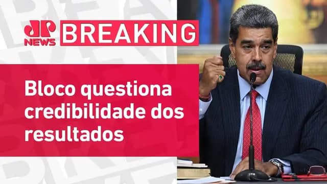 União Europeia não reconhece vitória de Nicolás Maduro | BREAKING NEWS