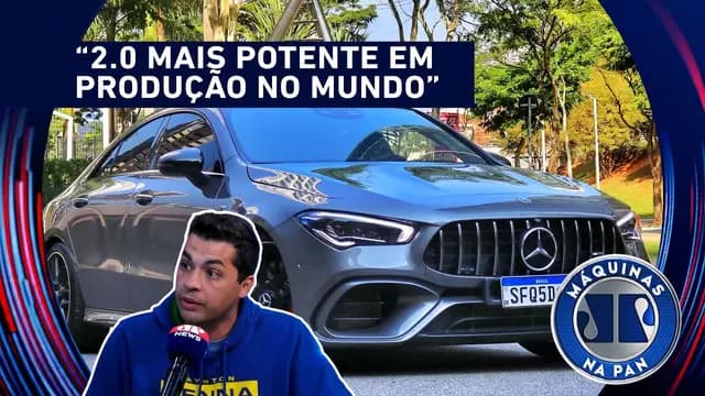 Renato Maia faz test drive na Mercedes 45 AMG | MÁQUINAS NA PAN