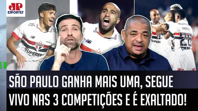 "TEM QUE RESPEITAR, cara! O São Paulo TÁ BRIGANDO PELO TÍTULO das 3 COMPETIÇÕES e..." SPFC EXALTADO!