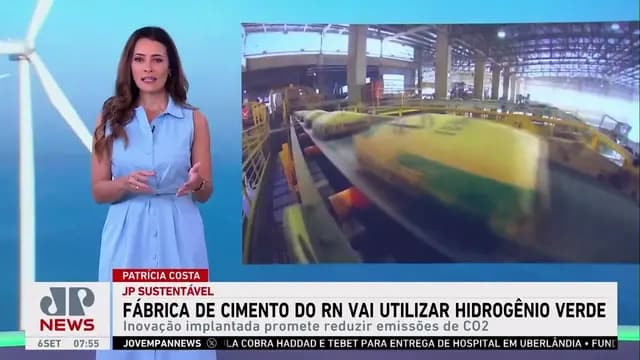 Fábrica de cimento utilizará hidrogênio verde no Rio Grande do Norte; Patrícia Costa analisa