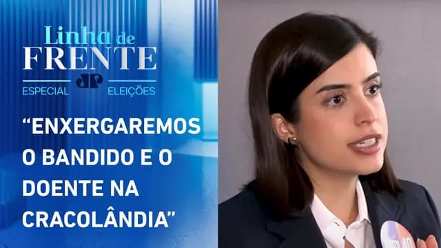 Tabata sobre segurança: “Vamos ampliar a cobertura de câmeras em SP” | LINHA DE FRENTE