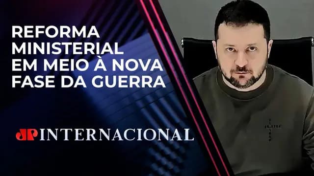 Zelensky troca comando da diplomacia ucraniana | JP INTERNACIONAL