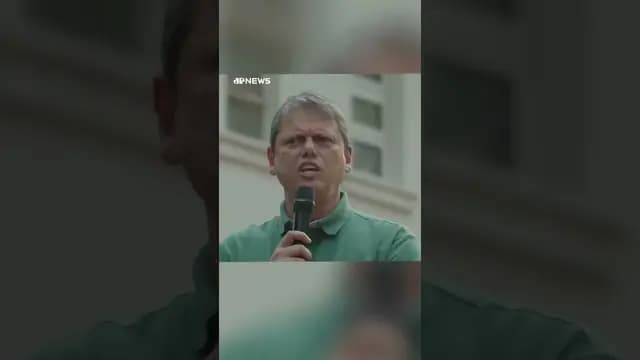 Tarcísio pede "liberdade" de volta durante discurso em manifestação do 7 de Setembro #shorts