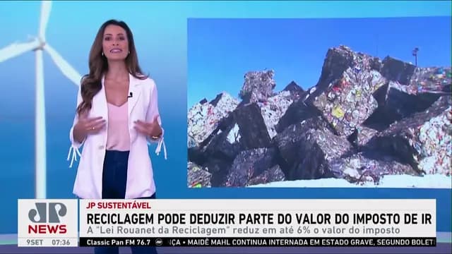 Reciclagem pode deduzir parte do valor do Imposto de Renda; Patrícia Costa explica