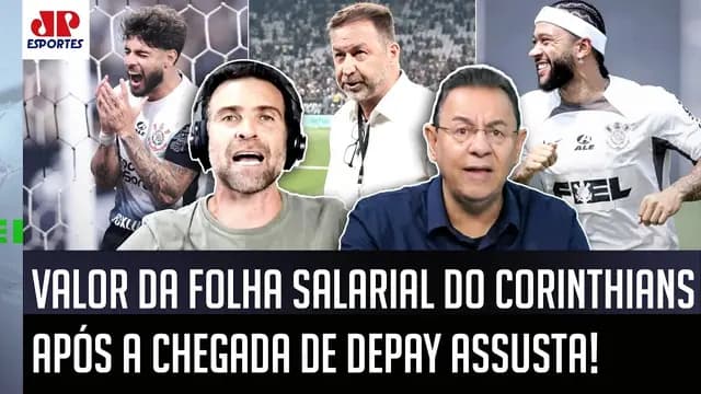 SURREAL??? "SAIU HOJE A INFORMAÇÃO de que a FOLHA SALARIAL do Corinthians com o Depay SUBIU para..."